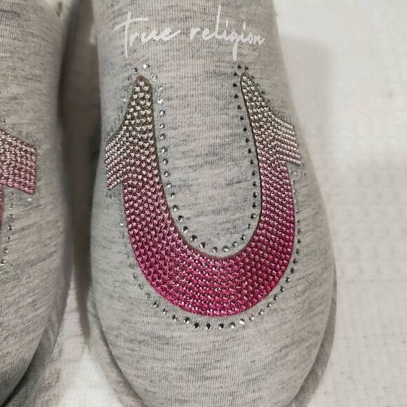 True Religion Rhinestone Slippers -M - Picture 1 of 5